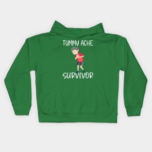 Tummy Ache Survivor Kids Hoodie